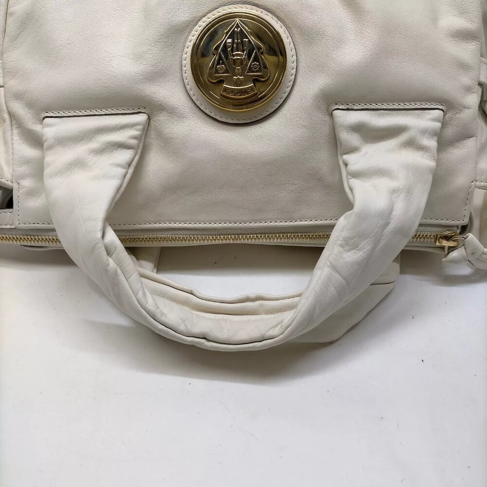 Gucci Hysteria White Satchel with Gold Accents - Picture 7 of 12